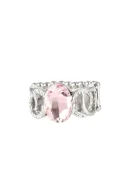 Paparazzi Supreme Bling Pink Ring - New