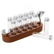 Coffee Bean Container, Single Dose Coffee Bean Storage,10PCS Coffee Silver lids