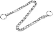 2.0mm*40cm Pet Dog Choke Chain Choker Collar Strong Silver Metal Iron Training 6 Sizes AU