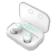 Bluetooth 5.0 Headset Tws Wireless Earphones Mini Earbuds Stereo Headphones White