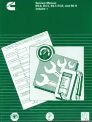 Cummins B3.9, B4.5, B4.5 RGT and B5.9 Factory Service Manual - 2 Volume Set & CD