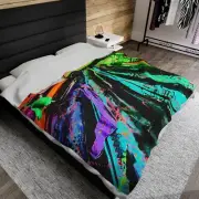 Brolly Up-close Plush Velveteen Blanket, Festival Blanket