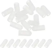 uxcell 4x13mm (IDxL) Rubber End Caps, 16 PCS Rubber Caps High Temp Tips Screw Silicone Flexible Thread Protector for Pipes Screw Blots Tube Fishing Jigs