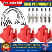 Ignition Coil & Iridium Spark Plug & Wire Set For Chevy Impala MonteCarlo DR39