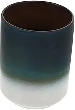 PAMINGONO Retro Ceramic Tea Cup Japanese Style Gradient Blue White Drinking Cup for Tea Ceremony and Home Decor Classic Chic Design for Oolong Puer