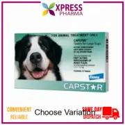 CAPSTAR Flea Treatment for Large Dogs 11.1 to 57 kgs Tablets NEW STOCK XPRESS