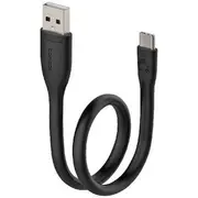 Comsol Silicone USB-A to USB-C Cable 25cm Black