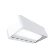 CLA Lighting Topatri LED Tri-CCT Exterior Surface Mounted Up/Down Wall Light IP65 White