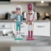 2 Pieces Nutcracker Ornaments Christmas Decors for Party Favors Festival