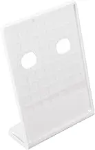 Plastic Sign Holder Table Number Holder Shaped Display Stand for Tags Menus and Flyers Material for Restaurants Supermarkets and Events