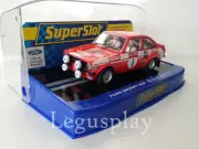 Slot scx scalextric superslot H3483 Ford Escort MK2 Rally Winner 1975