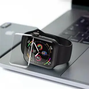 蘋果apple Watch 手錶鋼化膜 強化玻璃膜i Watch全螢幕玻璃貼 3D曲面全螢幕熱彎貼 全機覆蓋【Love Shop】【APP下單4%點數回饋】