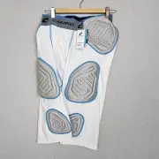 CHAMPRO Men's Adult XL Bull Rush 7-Pad Compression Girdle Football White Gray