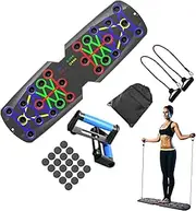 Push Ups Equipment | Multifunctional Professional Push Up Challenge Board with Tension Rope - Portable Fitness Accessories for Chest Shoulder Latissimus Dorsi Triceps