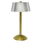 Crystal Table Lamp Metal Bedside Lamp Simple Night Light for Bedroom Study Hotel