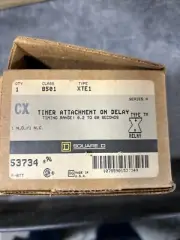 Square D, 8501 XTE1, pneumatic timer attachment, 1 minute on delay, open box