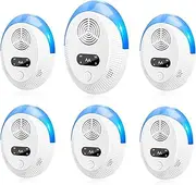[Bectine] Ultrasonic Pest Repeller 6 Packs, Mouse Repellent, Indoor Pest Control, Mice Repellent, Indoor Pest Control for Home, Kitchen, Office, Warehouse, Hotel