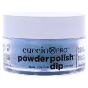 Pro Powder Polish Nail Colour Dip System - Deep Blue Glitter by Cuccio Colour...
