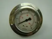 Noshok 30 psi 2.5" SS case gauge 1/4" NPT SSFF 25-911-30psi/kPa