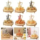 Coffee Pot Set Tea Serving Set with Cups Vintage Beverage for Party Room Dining