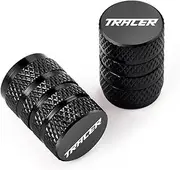 Compatible With Tracer 900 700 GT Tracer700 Tracer 7 2016-2023 Accessories Motorcycle CNC Aluminum Tire Valve Air Port Stem Cover Cap(Black)