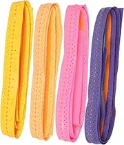 4pcs Badminton Racket Grip Tape Dual Keel Grip Anti-Slip Overgrip for Tennis Non-Skid Fishing Racket Grip Bands Super Absorbent Handle c