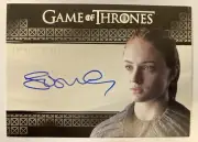 Game of Thrones Legends of the Realm Sophie Turner Valyrian Steel Autograph Card
