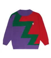 [The Animals Observatory] The Animals Observatory Bull wool-blend sweater Y 12 purple