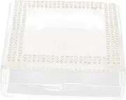 MERRYHAPY Elegant Eyelash Storage Box Portable Lash Organizer Empty Lash Case for Travel