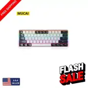 MUCAI MK61 Hot Swappable Gaming Keyboard with Multicolor RGB Backlight - Wired