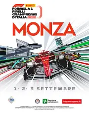 FORMULA 1 PIRELLI GRAN PREMIO D'ITALIA 2023 AT THE MONZA CIRCUIT POSTER