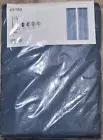 New Ikea DYTAG Curtains Blue Linen 2 Panels 704.667.12 57”x98” Light Filtering