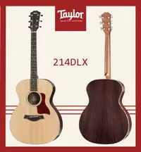 在飛比找樂天市場購物網優惠-【非凡樂器】Taylor【214 DLX】木吉他/贈原廠背帶