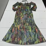 Nasty Gal Abstract Printed Sequin Halter Neck Dress Women’s 14 New