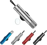 For Car Windows, Emergency Hammer, Emergency Hammer and Belt Cutter for Car Windows for Land and Underwater Belt Cutter (silver)