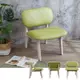 Boden-斯頓實木綠色皮餐椅/單人座休閒椅-62x65x73cm