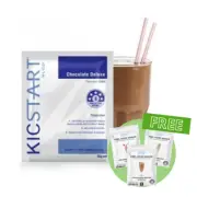 KicStart VLCD Shakes - Chocolate Deluxe pack of 21 + FREE Feel Good Shake