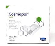 Hartmann 900820 Cosmopor Wound Dressing 4" x 4" - 25/BX Exp. 6/27+