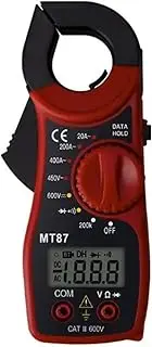 XAUCY MT87 LCD Digital Clamp Meter Multimeter AC/DC Ammeter Voltmeter Resistance Test Portable Voltage Tester Current Resistance Multi
