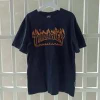 在飛比找蝦皮購物優惠-THRASHER MAGAZINE 火焰 logo 短袖 上