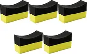 Tire Tyre Wheel Rim Sponge - Dressing Shine Applicator Pad - Polishing Sponge Wax Buffing Pads Tire Shine, 5 Pieces Tire Dressing Applicator