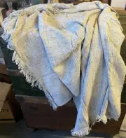 Crate and Barrel Throw Blanket Dominic Grey 50 x 70” New In Package