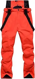 [Haitpant] Men Women Ski Pants Winter Outdoor Sports Wear Windproof Warm Snow Trousers Ski Snowboard Bibs Pants
