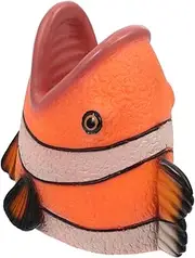 UPKOCH Interactive Sea Animal Hand Puppet Role Play Simulation Model for Parent Engagement Improves Communication Skills Clownfish Design