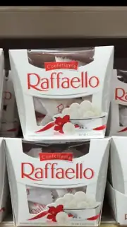 Ferrero Raffaello Crispy & Creamy Almond Coconut Pralines Sweet Candy 150g 1 box