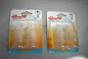 First Essentials NUK 2 Sets of 6 Replacement Nipples 4M+ NEW