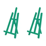 2x Jasart Tabletop Painting Colour Easel Drawing Canvas Holder Stand 29x40cm GRN