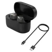 Black Charging Storage Box Charging Case + Cable For Jabra Elite 75T Headset new