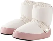[AZIDWERYQ] 1 Pair Dance Booties, Waterproof & Windproof Dance Warm Up Booties, Soft Cozy Ballet Warm Up, Portable and Lightweight for Girls Women, XS