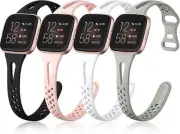 Slim Band Compatible with Fitbit Versa 2/Versa Lite/Versa Bands